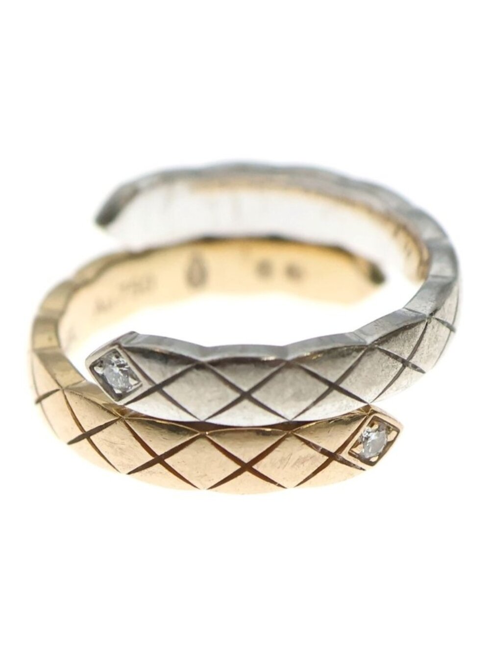Chanel Coco Crush Diamond Ring Gold 46 - Picture 4 of 8